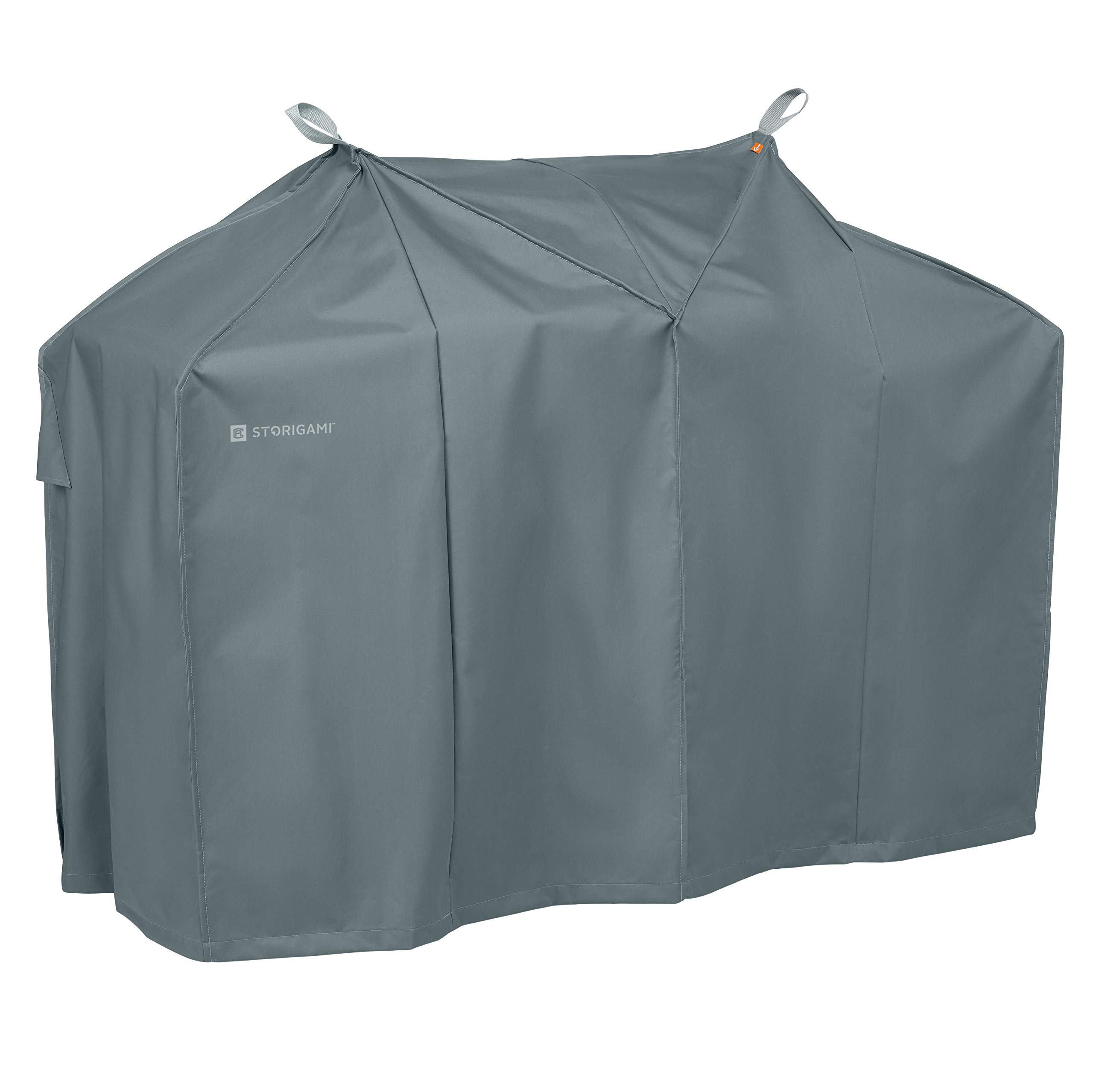 Classic Accessories Storigami Easy Fold Water-Resistant 70 Inch BBQ Grill Cover, Monument Grey Image