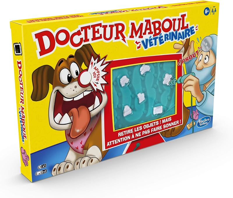 Docteur Maboul Vétérinaire - Jeu de société pour Enfants - Jeu éducatif - Version française