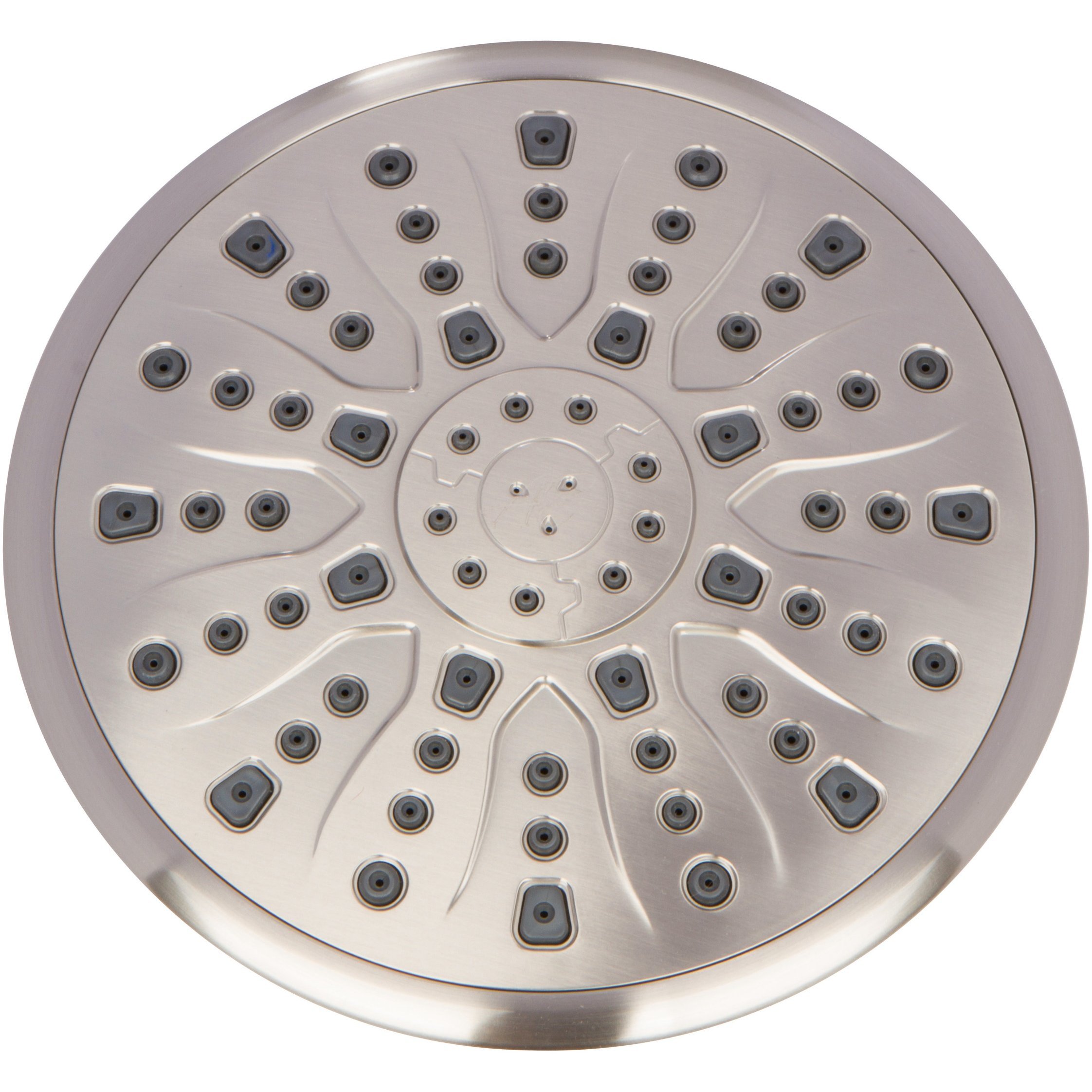 Rain Shower Head Brushed Nickel - 9 Inch Large Overhead Rainfall Showerhead With High Flow Big Waterfall & Luxury Rainshower Heads, 2.5 GPM - Brushed Nickel