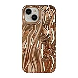 Caseative for iPhone 15 Case,Pleated Water Ripple