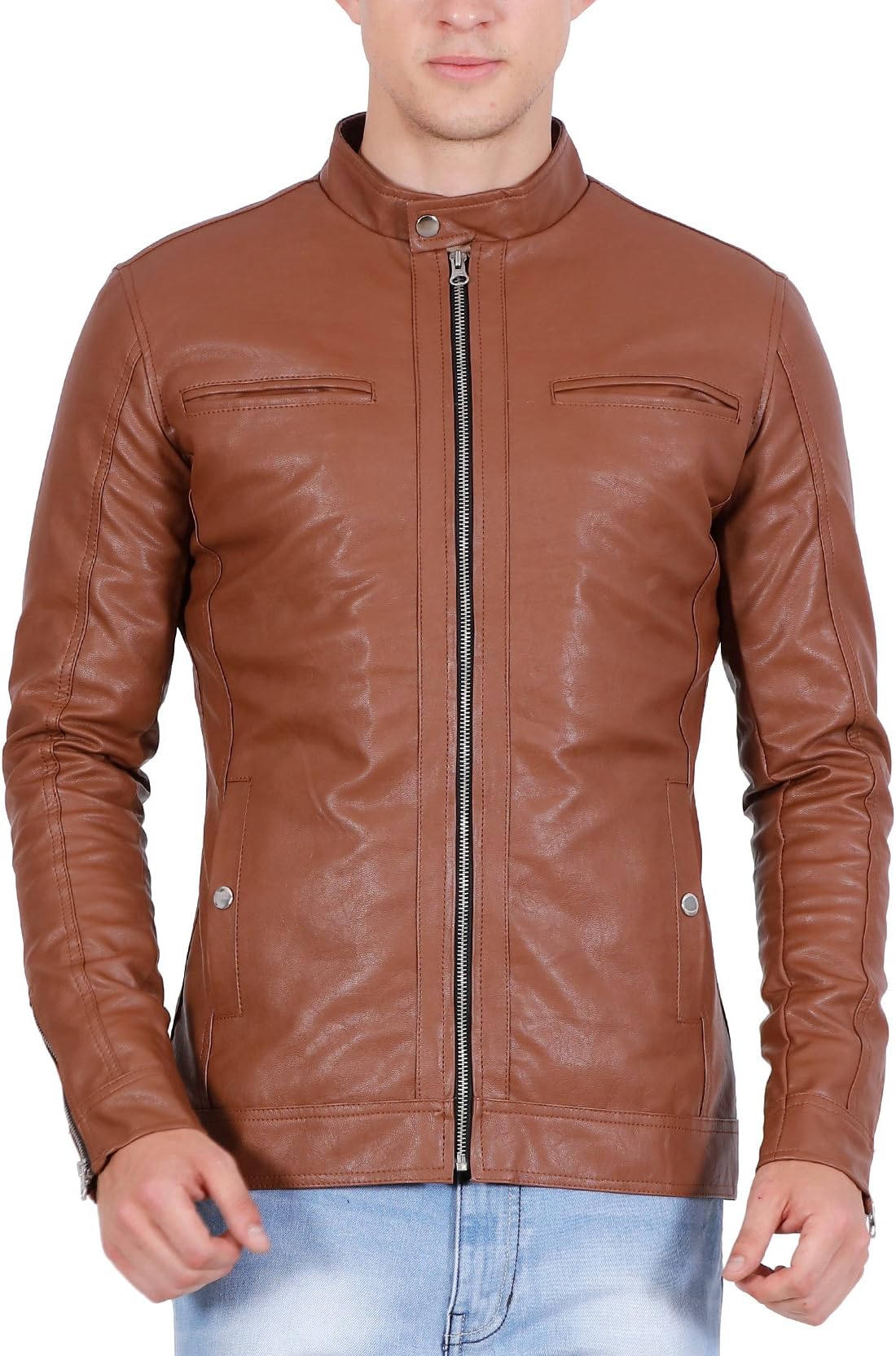 Gordania Bomber Series Men's Slim Fit Zipper Design Jackets