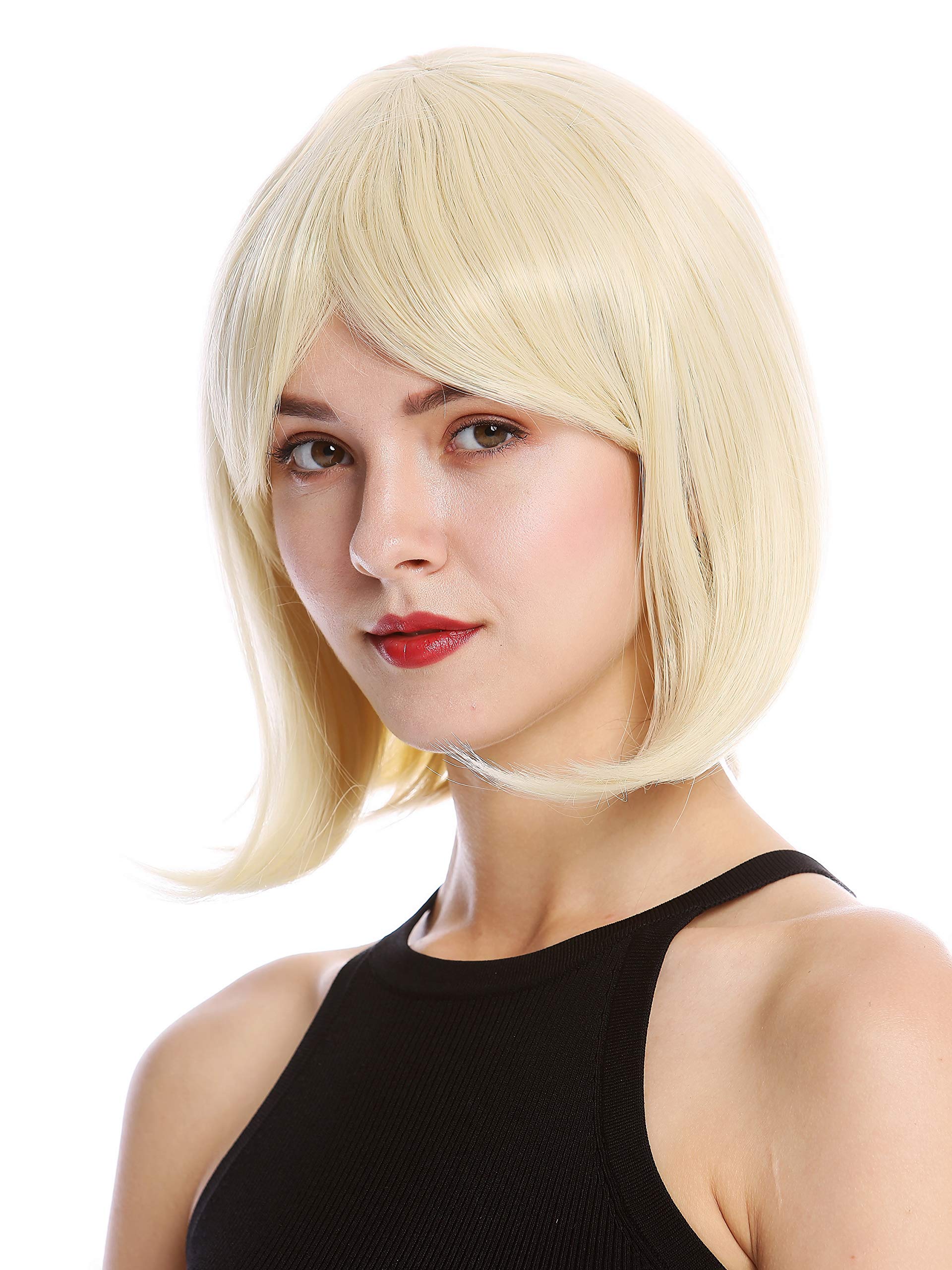 WIG ME UP - YZF-4366-613C Lady Quality Wig short shoulder length Bob Longbob straight bangs bright blond