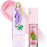 ColourPop x Disney Princess Ultra Glossy Lip Gloss - High-Shine, Non-Sticky &amp; Hydrating Lip Gloss - Infused with Hyaluronic Acid, Kakadu Plum &amp; Cherry - Pinky Lilac, Courageous Rapunzel (0.24 Fl oz)