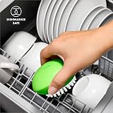 OXO Good Grips Vegetable Brush Nylon Bristles Flexible Non-Slip Grip view 5