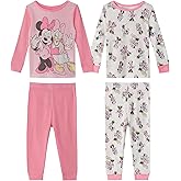 Disney Baby Girls' Minnie Mouse Snug Fit Cotton Pajamas