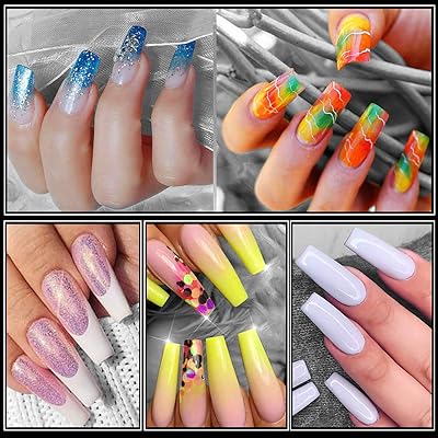 Buy French False Nail Tips Ibealous 500pcs Acrylic Coffin Fake Nails Half Cover With Box For Nail Salons And Diy Nail Art 10 Sizes Clear Online In Indonesia B08bjnrhpb