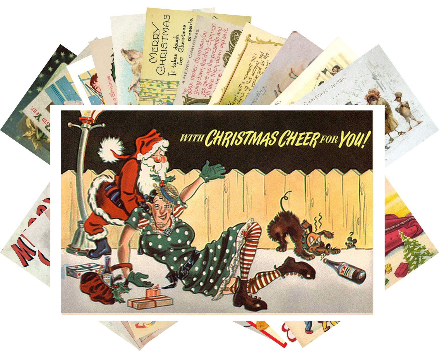 Funny Vintage Christmas Cards 