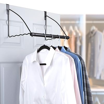 Buy Over The Door Closet Valet Over The Door Clothes Organizer Rack And Door Hanger For Clothing Or Towel Home And Dorm Room Storage And Organization Fits Doors Up Till 1