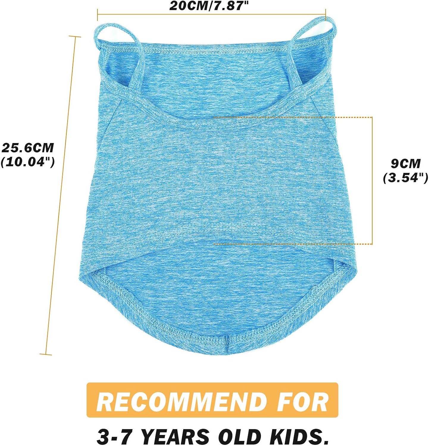 MoKo Kids Neck Gaiter Face Mask, 3 Pack Scarf Bandana Mask with Ear Loops for Kids Balaclava UV Sun Protection Dust Wind Proof Children Outdoors Cycle Skating Bandanas Headband for Girls Boys: Computers & Accessories