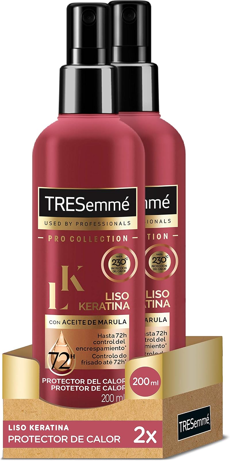TRESemmé Keratin Heat Protectant Spray Pack of 2 for Heat Styling