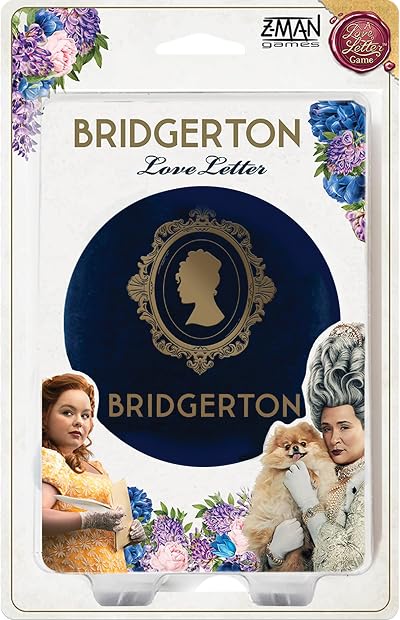 Z Man Games Love Letter Bridgerton Card Game 2-6 Players 10+ Ages 20+ Min