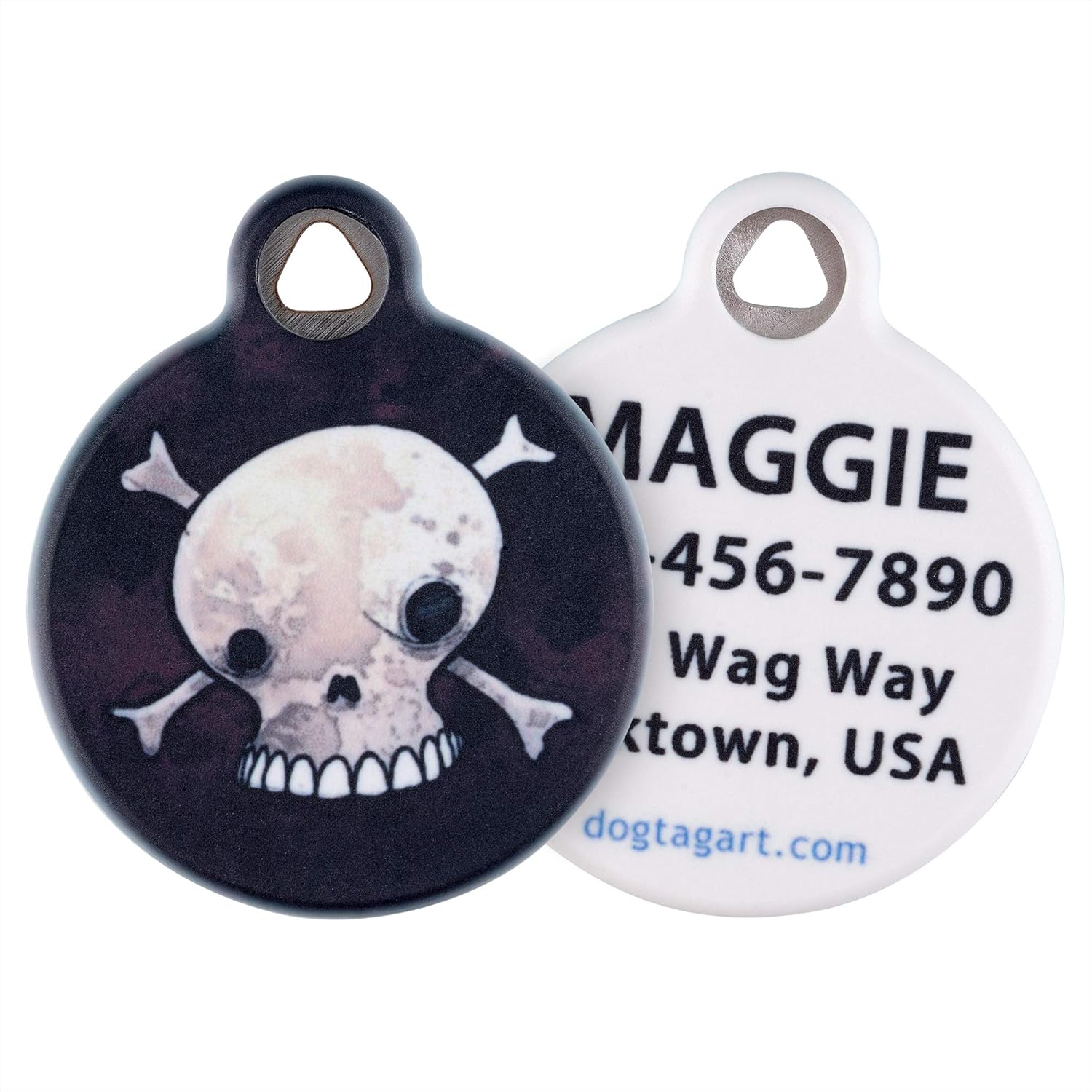 dog tag skull