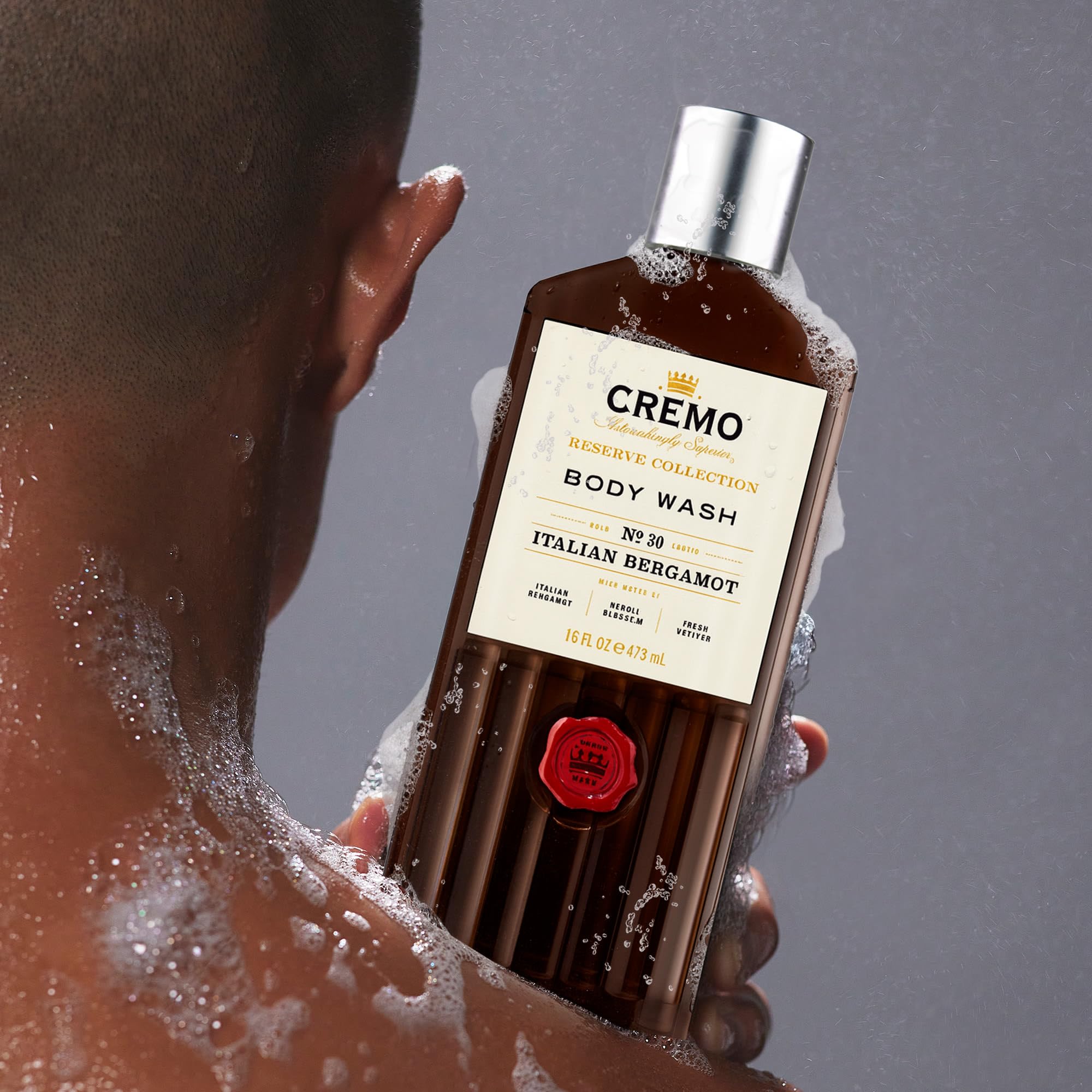 CREMO RESERVE COLLECTION BODY WASH - DUSCHGEL - ITALIAN BERGAMOT - LUXUSDUFT - 473ml 4