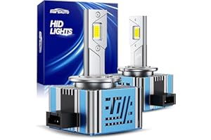 Marsauto D1S D1R HID Bulbs, 800% Brightness, 30,000LM 6500K White for 66144 66140 85140 85415 (85415C1) Bulb, Plug and Play, Pack of 2