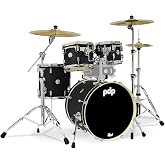 PDP Concept Maple 4-piece Shell Pack - Satin Black