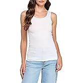 GREEN VOYAGE Women's GOTS Certified Organic Cotton Layering Slim Fit Knit Tank Tops