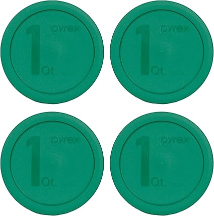 Pyrex 322 Pc 1 Quart Green Mixing Bowl Deksel 4 Pack Mengkom Niet Inbegrepen Past Niet Op De Pyrex 7201 4 Cup Dish Amazon Nl