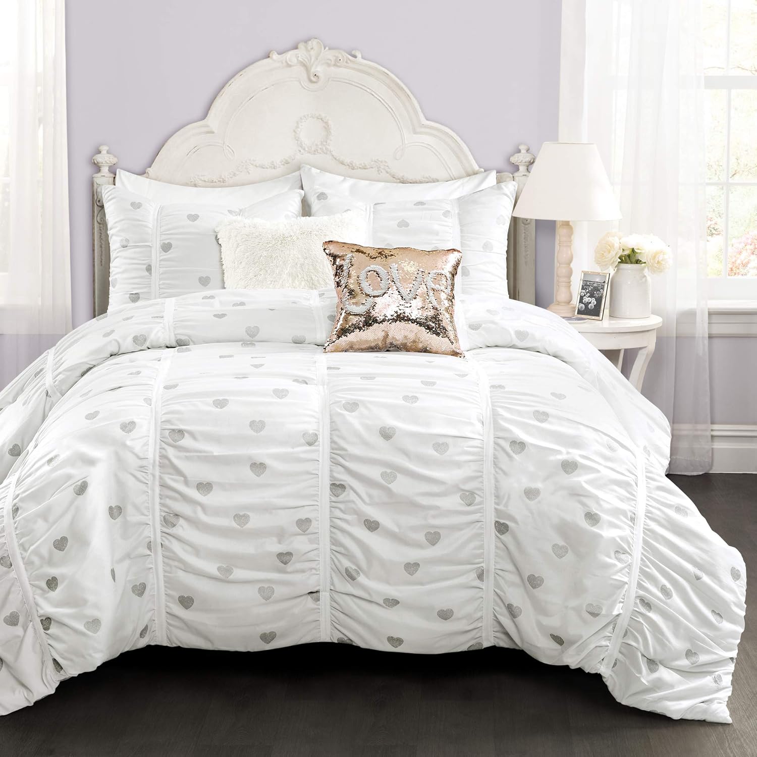 J Queen New York La Scala Silver Comforter Set Dillard S