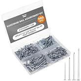 Mr. Pen- Nail Assortment Kit, 600 pcs, 4 Sizes, Silver Picture Hangers | Small Nails for Hanging Pictures, Finishing Nails for Drywall and Wood