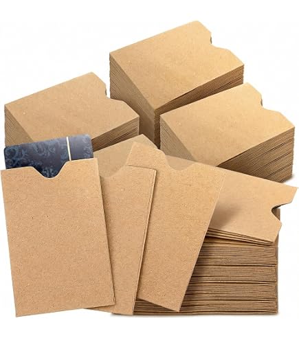 Amazon.com: 800 Pcs Gift Card Envelopes Sleeves Credit Card Holders Brown  Kraft Mini Business Hotel Key Envelopes Sleeves for Invitations Cash Money  Bulk, 2.4 x 3.5 Inches (Black) : Health & Household