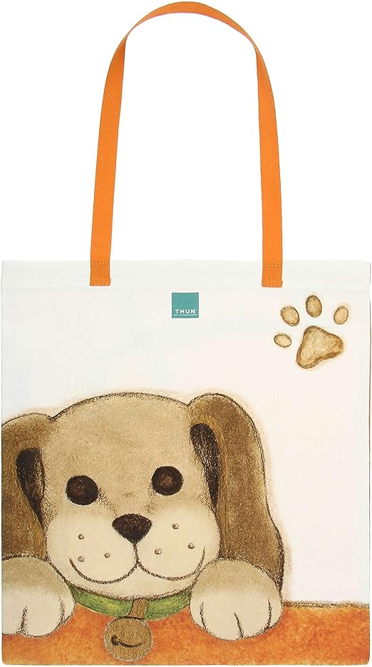 Thun – Bolsa de Tela con Perro – Algodón – 37 x 41 cm: Amazon.es: Hogar