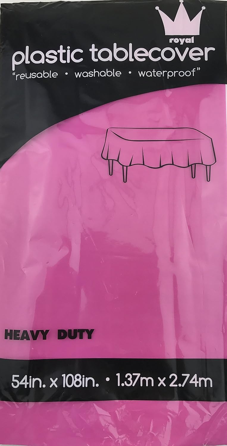 Best table cloth for party neon pink