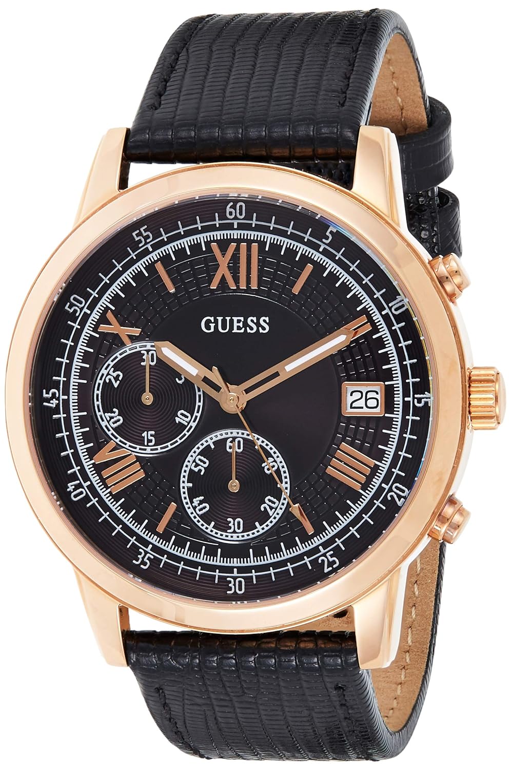 Buy GUESS Analog Black Dial Men's Watch W1000G4 at Amazon.in