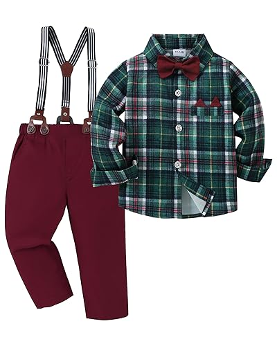 YALLET Toddler Baby Boy Clothes Suit Gentleman Outfits Formal