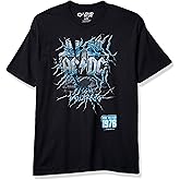 Liquid Blue Unisex-Adult Ac/DC Live Wire High Voltage Short Sleeve Tee