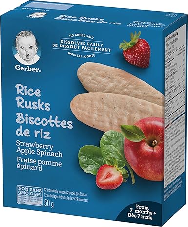strawberry rice rusks