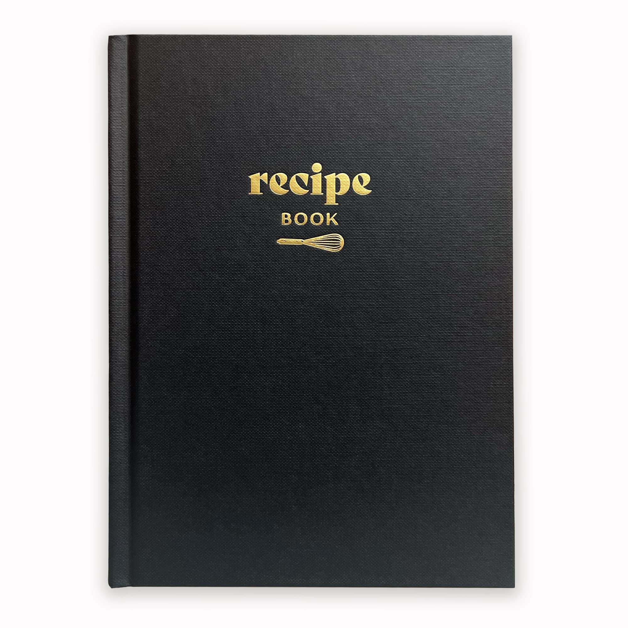 From My Kitchen Recipe Journal – Personalised Blank Recipe Book to Write In – A5 Hardback Notebook for Cooking Notes, Family Meals & Baking – Gift for Foodies, Chefs, Home Cooks (Black)