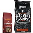 Fire & Flavor Grilling Bundle - All Natural Hardwood Lump Charcoal, Biomass Cubes - for Grilling and Smoking - Clean Burning Oak and Mesquite Charcoal Blend