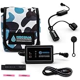 Nocqua Pro Power Kit - 12 Volt Lithium Battery with Charger - 20Ah | Battery Kit for GPS, Fish Finders &amp; Depth Finders, Compact &amp; Portable Kayak Battery Power for Marine Adventure &amp; Kayaks