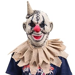 Scarecrow Mask Burlap Sack Clown Mask Creepy Full