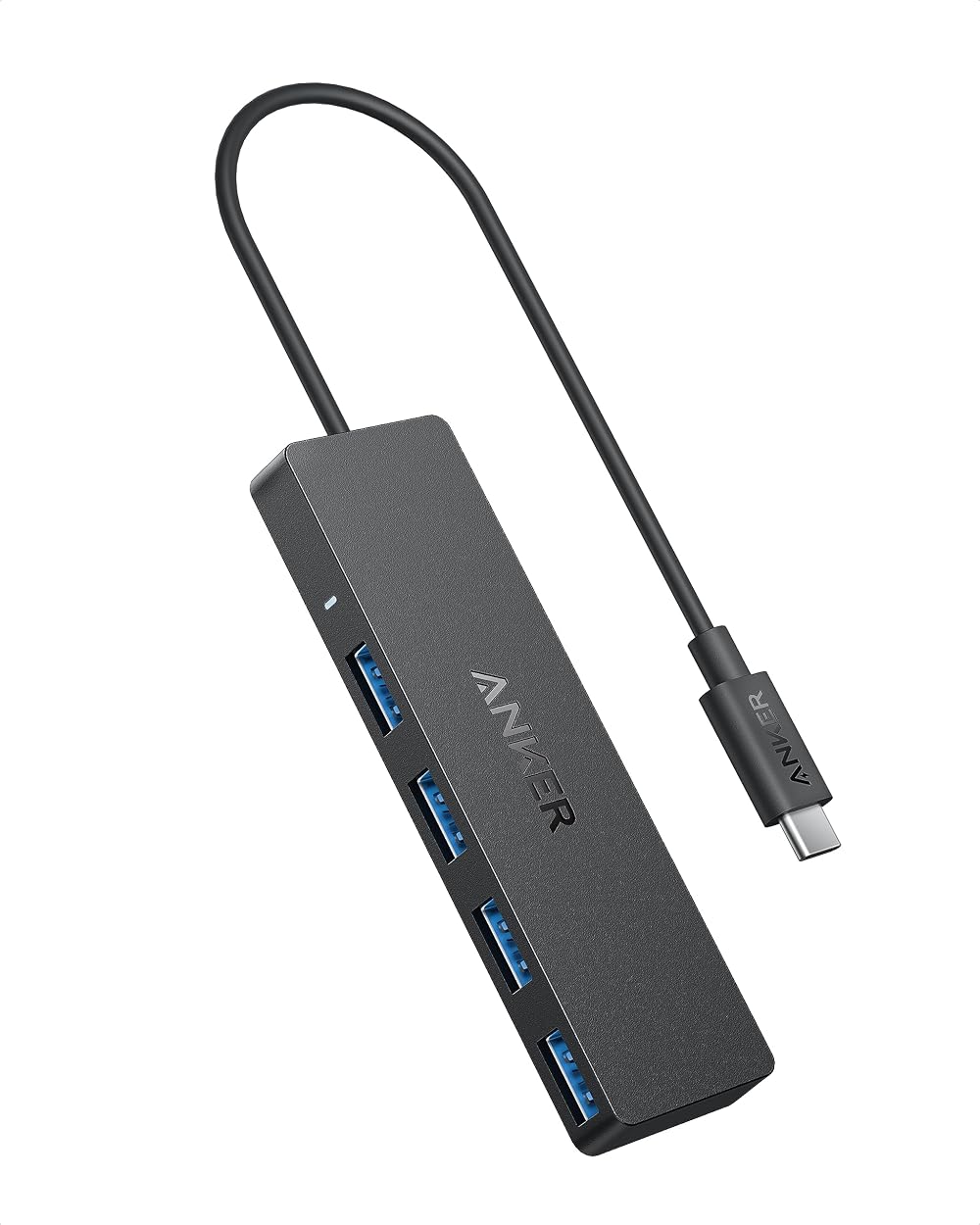 Anker 4-Port USB 3.0 Hub 5Gbps USB-C OTG Ultra-Slim 20cm Cable for MacBook