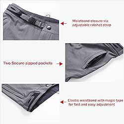 VEXALON Mountain Bike Pants，BMX Riding Pants for