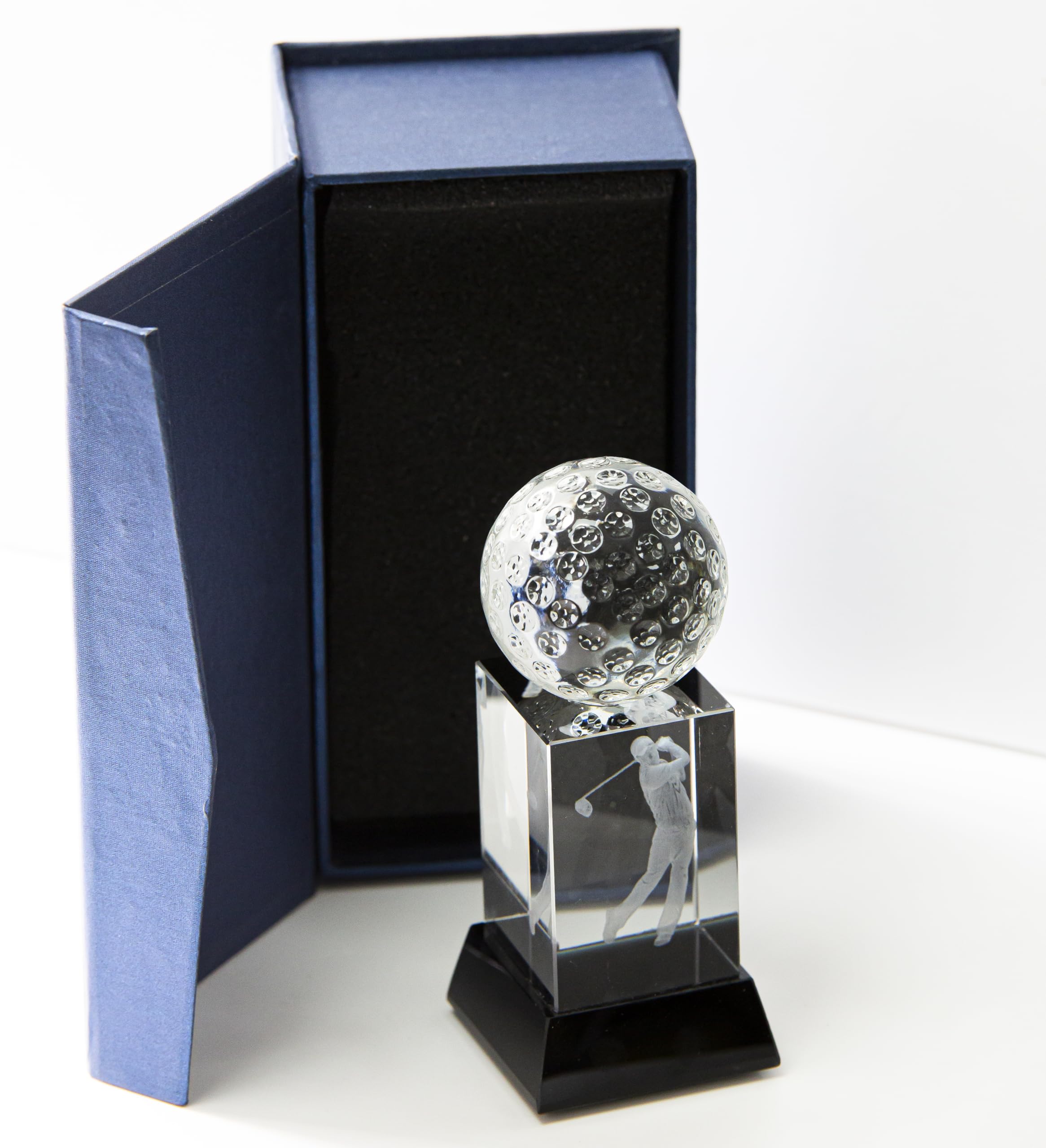 Longridge STIRLING 3D DRIVER CRYSTAL TROPHY - 125MM