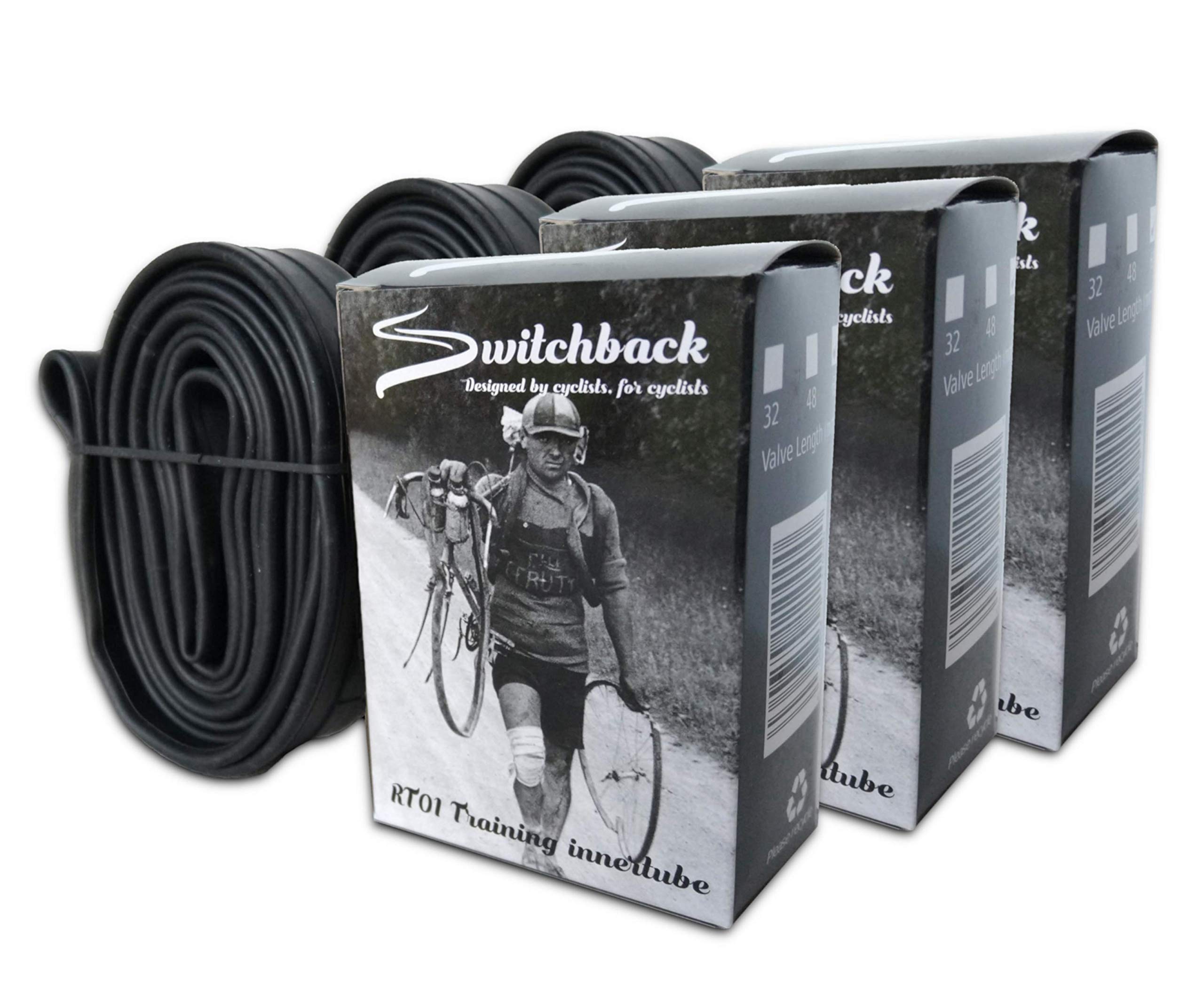 Inner Tubes 700 x 25-32 - 60mm Valve Length (3 Pack) | Suitable for road bike, cyclo-cross, touring, commuter and TT bikes