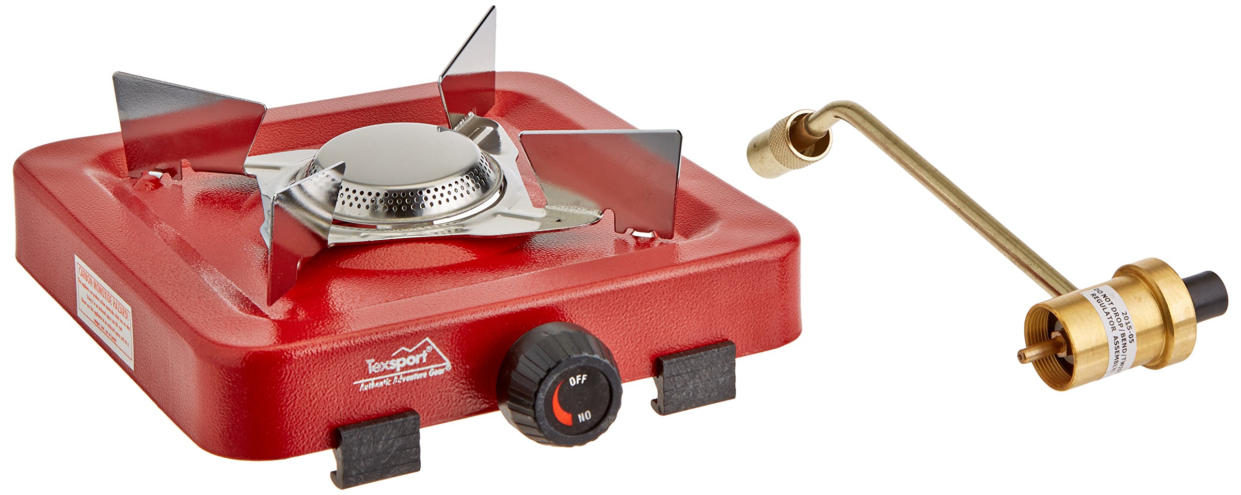 Texsport Compact Single Burner Propane Stove for Outdoor Camping