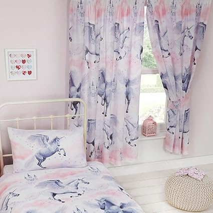 Rapport Stardust Unicorn Single Duvet Cover Set Matching 72