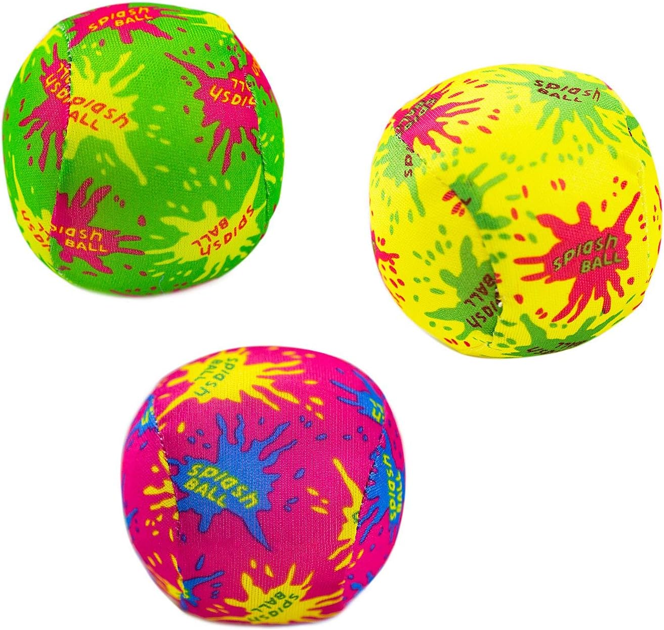 Super Z Outlet Water Splash Balls for Pool, Summer Beach Soaking Games and Fun Children Party Activities (12 Pack): Toys & Games