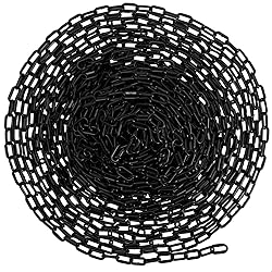 Stockroom Plus Plastic Chain - 100 ft, Black