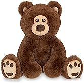 Bearington Lil' Barnaby Teddy Bear Stuffed Animal - 11.5" Soft and Cuddly Brown Bear Plush Toy with Weighted Bottom - Cute Stuffed Animal Teddy Bears Gift for Kids, Plush Collectors and Baby Showers