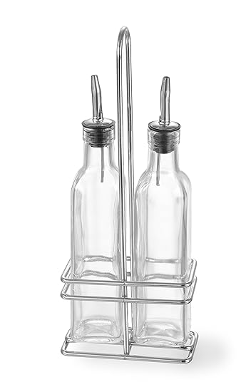 Hendi 460245 Essig und Öl Menage Set, 237 mL 2 Flaschen