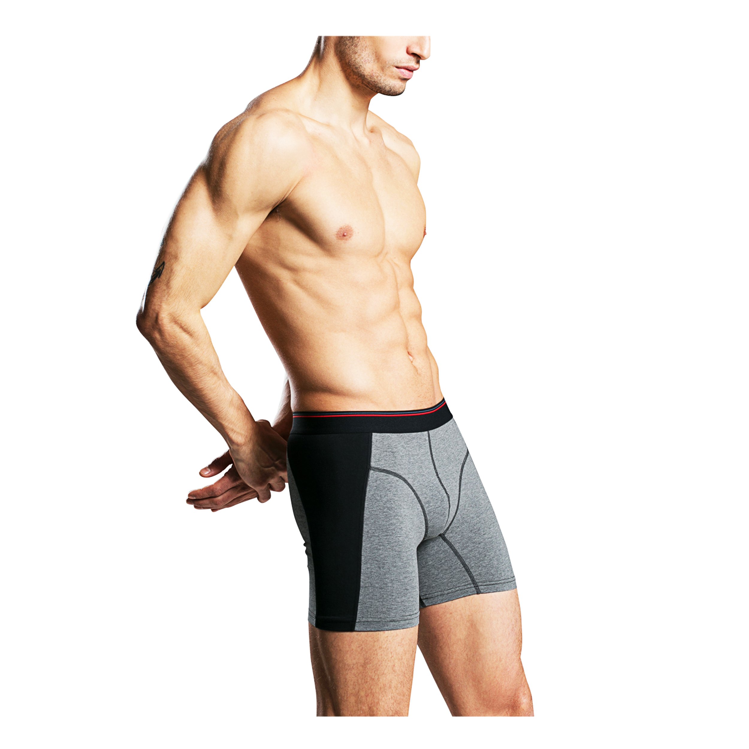 Fedpop Men\'s Boxer Briefs Cool Underwear Stretch Underpant