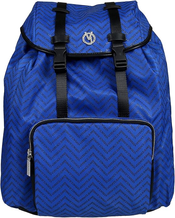 blue versace backpack
