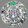 50Pcs The Northern Raccoon Stickers Vinyl Animal Stickers Pack for Laptop Water Bottle Skateboard Luggage Guitar Bicycle Cars Suitcase Scrapbook Journal,Waterproof Cute Raccoon Stickers for Kids Teens