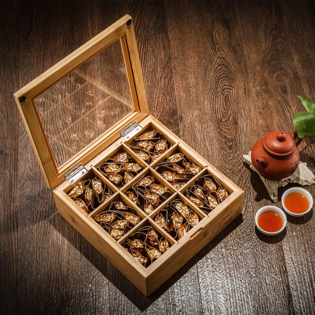WXTY KKDQ Tea Storage Box/Wooden Coffee Box/Storage Box-A