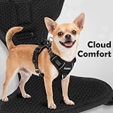 Funfox Dog Harness Medium No Pull Front Clip Reflective Adjustable Vest Black view 7