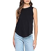 GREEN VOYAGE Women's GOTS Certified 100% Organic Cotton Slub Casual Loose Fit Sleeveless Tank Tops